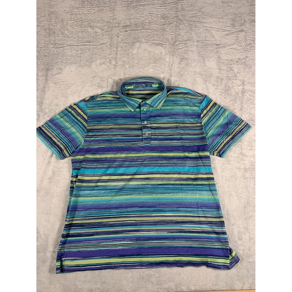 Robert Graham Knowledge Wisdom Truth Men's Polo XL Multicolor
